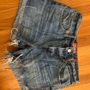 Size 0 Lucky Brand denim shorts